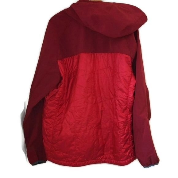 REI Men's XL Two Toned Red Hooded Primaloft Pertex Quantum GCO Jacket - Picture 8 of 10